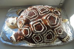 Торт черепаха со сметаной и сгущенкой