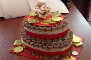 Торт из денег на день рождения