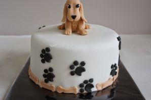 Торт для собаки на день рождения