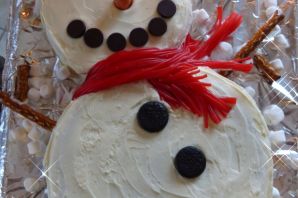 Торт снеговик