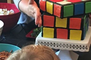Торт кубик рубика