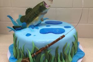 Торт из рыбок