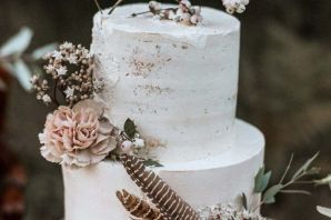 Торт с сухоцветами
