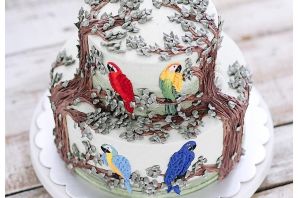 Торт птица дивная
