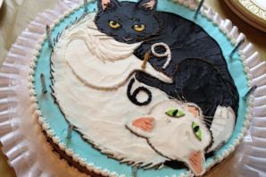 Торт в виде кота