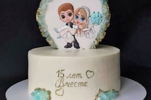 Торт на 20 лет свадьбы