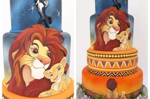 Торт король лев