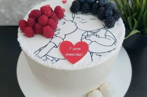Торт на 11 лет свадьбы