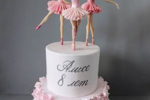 Картинка балерина на торт