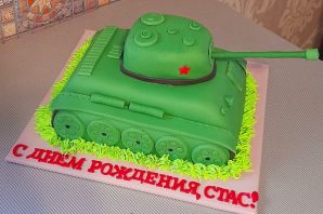 Картинка танк на торт