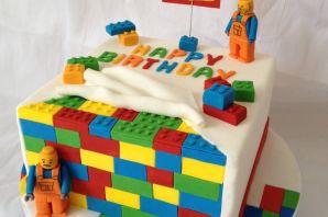 Торт на день рождения мальчику лего