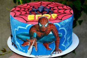 Торт человек паук картинки