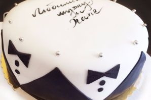 Прикольная надпись на торт мужу