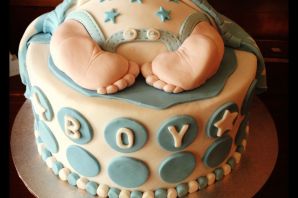 Торт с рождением сына