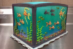 Тортик из рыбок