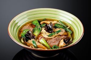 Корейский суп с говядиной