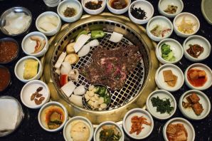 Самгепсаль корейское блюдо