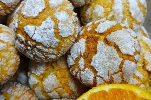 Печенье апельсиновое с трещинками