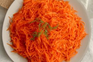 Салат изабелла с корейской морковки