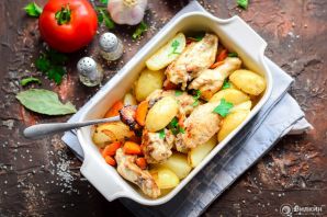 Блюда из куриной грудки и картошки