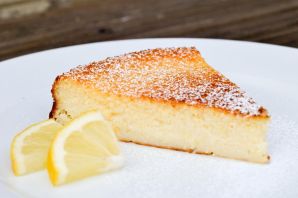 Пирог лимонный на кефире
