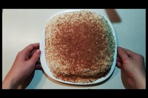 Бисквит для торта без миксера