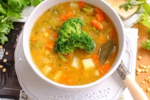 Суп гороховый без морковки