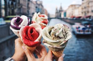Разновидность мягкого итальянского мороженого