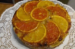 Пирог с апельсинами в духовке
