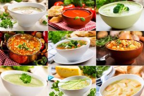 Разные виды супов