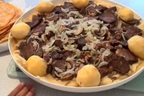 Казахское блюдо серне