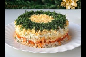 Салат бунито с корейской морковкой