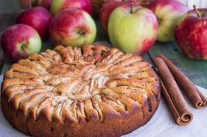 Бретонский яблочный пирог