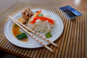 Блюда из риса японские