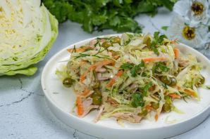 Витаминка салат из капусты