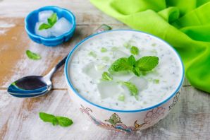 Йогуртовый суп по турецки