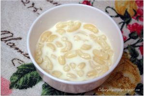 Молочный суп с макаронными изделиями