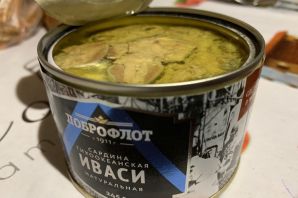 Суп из консервированной иваси