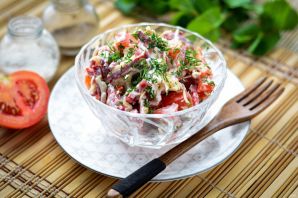 Салат по грузински с помидорами