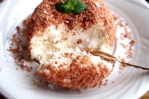 Десерт из кокосового молока