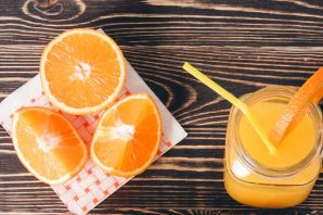 Напиток из двух апельсинов