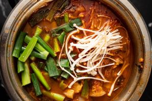 Корейский суп с тофу