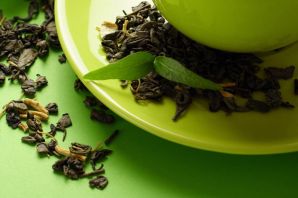 Зеленый чай с саусепом