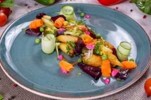 Салат из отварных овощей