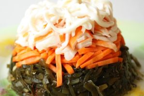 Салат из морской капусты по корейски