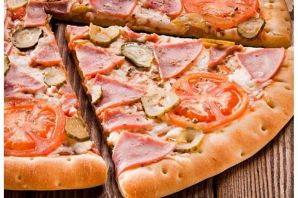 Пицца без колбасы и мяса