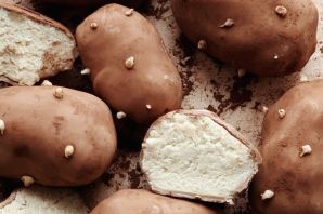 Картошка в шоколадной глазури пирожное