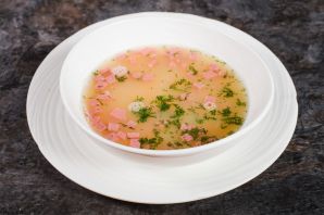 Гороховый суп с копченостями в скороварке
