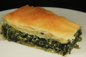 Греческий пирог из теста фило