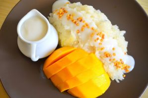 Тайский десерт рис с манго